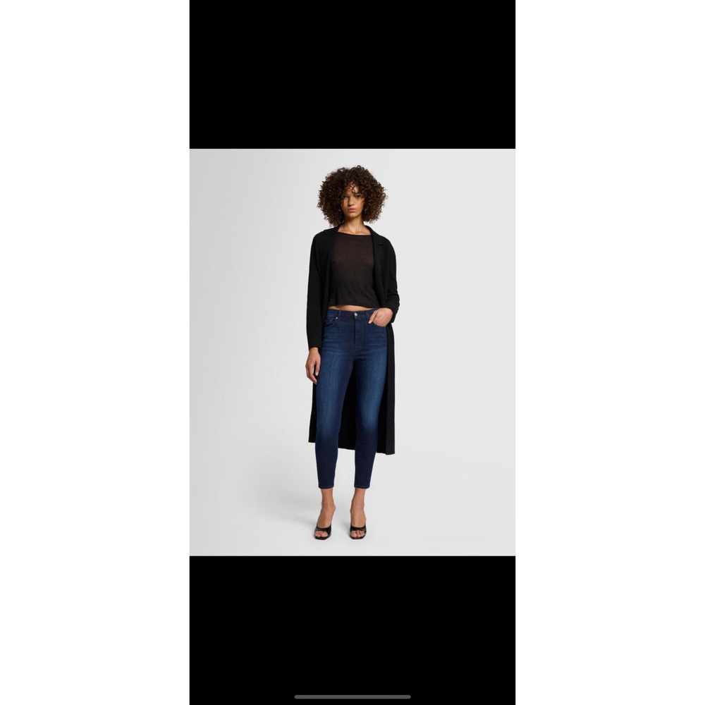7 For All Mankind high waist ankle skinny jeans size 30